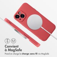 imoshion Coque Couleur avec MagSafe iPhone 15 - Dusty Rose