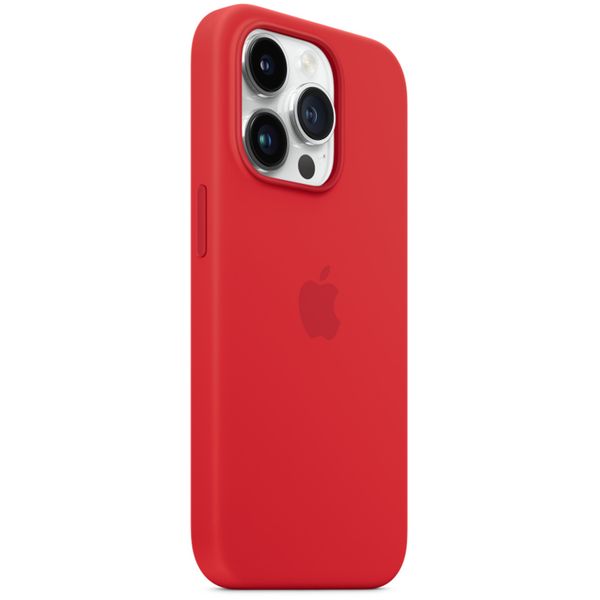 Apple Coque en silicone MagSafe Apple iPhone 14 Pro - Rouge