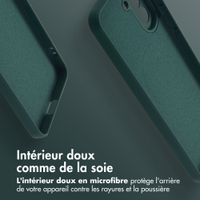 imoshion Coque Couleur avec MagSafe Samsung Galaxy A57 (5G) - Vert foncé