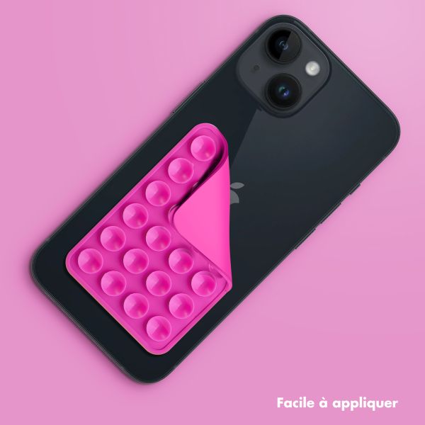 Selencia Pack de 2 Supports de téléphone à ventouse - Rose