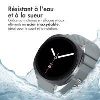 imoshion Bracelet en silicone souple Samsung Galaxy Watch 8 (Classic) - 40 / 44 / 46mm - Gris