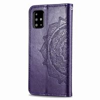 Etui de téléphone portefeuille Mandala Samsung Galaxy A51