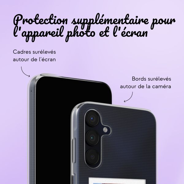 Coque personnalisée avec polaroid Samsung Galaxy A15 - Transparent