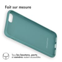 imoshion Coque Couleur iPhone SE (2022 / 2020) / 8 / 7 - Vert foncé