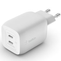 Belkin ﻿Adaptateur Boost↑Charge™ GaN Pro 2 ports - USB-C - 65 W - Blanc