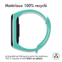 imoshion Bracelet sportif en silicone Xiaomi Mi Band 3 / 4 - Menthe verte / Blanc