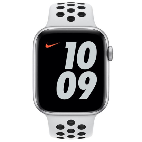 Apple Nike Sport Band Apple Watch Series 1 á 9 / SE (38/40/41 mm) | Series 10 (42 mm) - Pure Platinum/Black