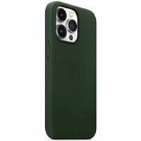 Apple Coque Leather MagSafe iPhone 13 Pro - Sequoia Green