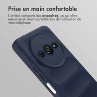 imoshion Coque arrière EasyGrip Xiaomi Redmi A3 - Bleu foncé