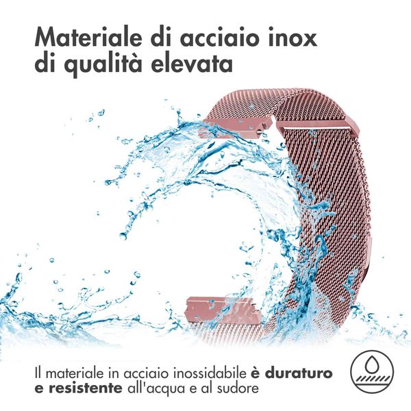 imoshion Bracelet magnétique milanais Samsung Galaxy Watch 7 40/44 mm - Rose