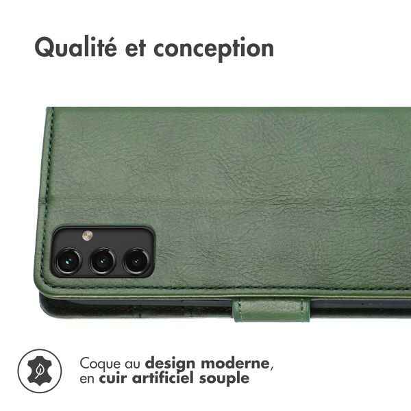 imoshion Étui de télephone portefeuille Samsung Galaxy A14 (5G/4G) - Vert