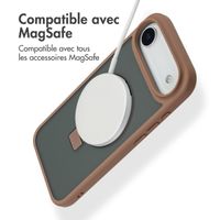 Accezz Coque Ring Stand avec MagSafe Apple iPhone Air - Marron