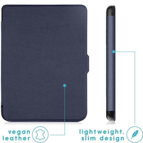 imoshion ﻿Slim Hard Sleepcover Kobo Clara 2E / Tolino Shine 4 - Bleu foncé