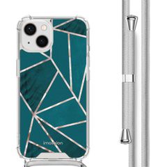 imoshion Coque Design avec cordon Apple iPhone 13 - Petrol Green Graphic