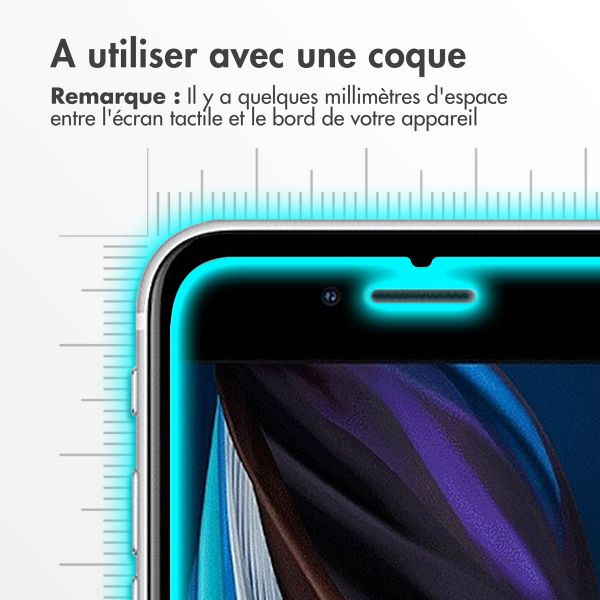 Accezz Protection d'écran en verre trempé iPhone SE (2022 / 2020)