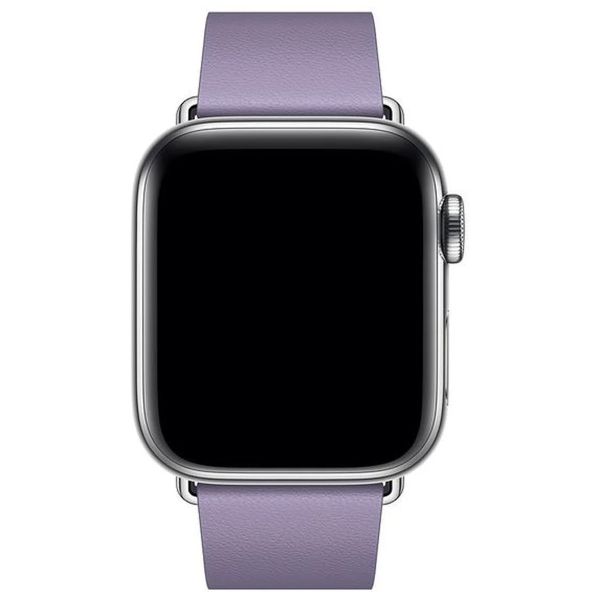 Apple Leather Band Modern Buckle Apple Watch Series 1-9 / SE - 38/40/41 mm / Series 10 - 42 mm - Taille S - Lilas