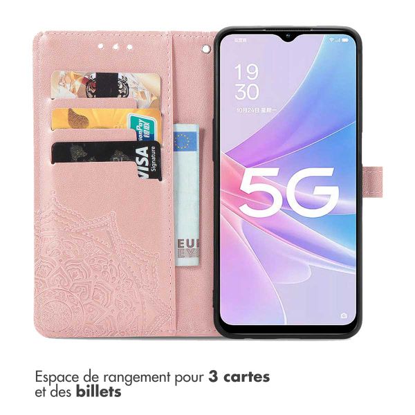 imoshion Etui de télephone Mandala Oppo A78 (4G) - Rose Doré