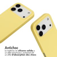 imoshion Coque en silicone avec cordon Apple iPhone 17 Pro - Jaune