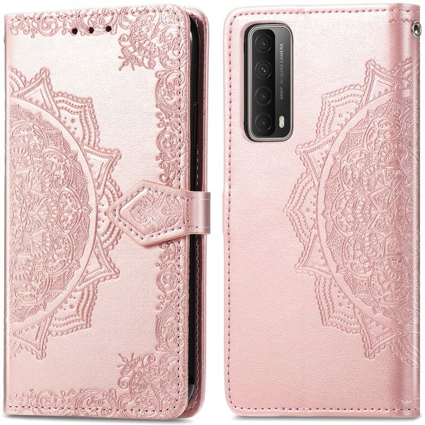 imoshion Etui de télephone Mandala Huawei P Smart (2021) - Rose Doré