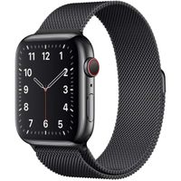 Apple Bracelet à boucle Milanais Apple Watch Series 1 á 9 / SE (38/40/41 mm) | Series 10 (42 mm) - Space Black