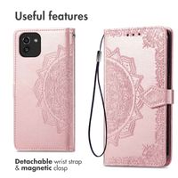 imoshion Etui de télephone Mandala Samsung Galaxy A03 - Rose Doré