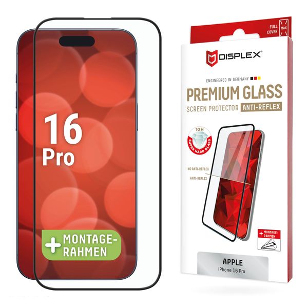 Displex Protection d'écran en verre trempé Real Glass Full Cover iPhone 16 Pro