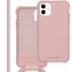 imoshion Coque de couleur avec cordon amovible Apple iPhone 11 - Rose