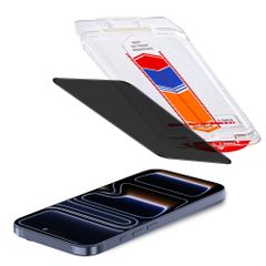 Accezz Protection d’écran en verre trempé avec filtre de confidentialité + Applicateur Apple iPhone 17 Pro
