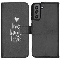 imoshion Coque silicone design Galaxy S21 FE - Live Laugh Love