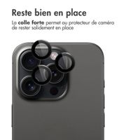 imoshion Lot de 2 protections d'objectif de caméra Apple iPhone 15 Pro / 15 Pro Max - Black Titanium