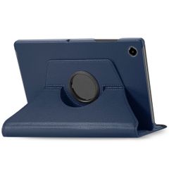 imoshion Coque tablette rotatif à 360° Galaxy Tab A8 - Bleu foncé