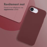 imoshion Coque Couleur Apple iPhone 16e - Wine Red