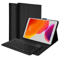 Accezz Étui Bluetooth Clavier AZERTY iPad 9 (2021) 10.2 pouces / iPad 8 (2020) 10.2 pouces / iPad 7 (2019) 10.2 pouces 