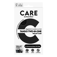 CARE by PanzerGlass Étui de télephone portefeuille Tango 2 en 1 avec MagSafe Samsung Galaxy S25 Edge - Transparent