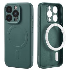 imoshion Coque Couleur avec MagSafe iPhone 15 Pro - Vert foncé