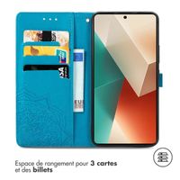 imoshion Etui de télephone Mandala Xiaomi Redmi Note 13 (5G) - Turquoise