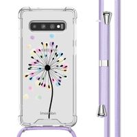 imoshion Coque Design avec cordon Samsung Galaxy S10 - Sandstone Dandelion