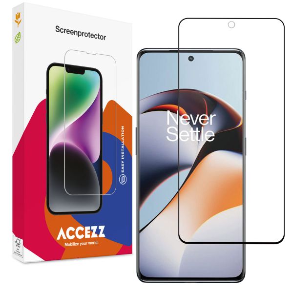 Accezz Protection d'écran en verre trempé Full Cover OnePlus 12R