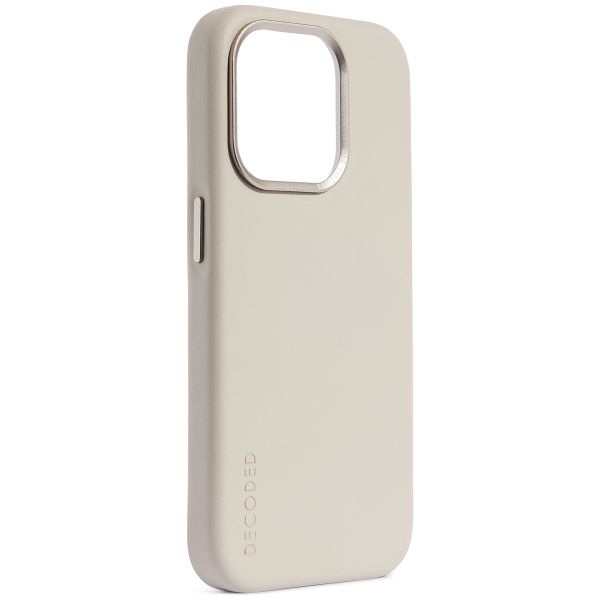 Decoded Coque en cuir MagSafe iPhone 15 Pro Max - Clay