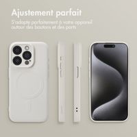 imoshion Coque Couleur avec MagSafe Apple iPhone 15 Pro - Beige