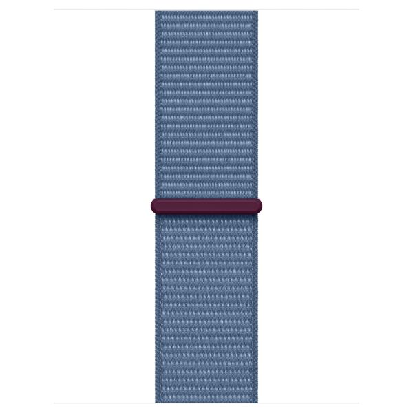 Apple Bracelet Sport Loop Apple Watch Series 1 t/m 9 / SE (38/40/41 mm) | Series 10 / 11 (42 mm) - Winter Blue