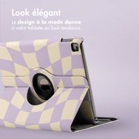 imoshion Coque tablette Design rotatif à 360° iPad 9 (2021) / iPad 8 (2020) / iPad 7 (2019) 10.2 pouces - Dancing Cubes