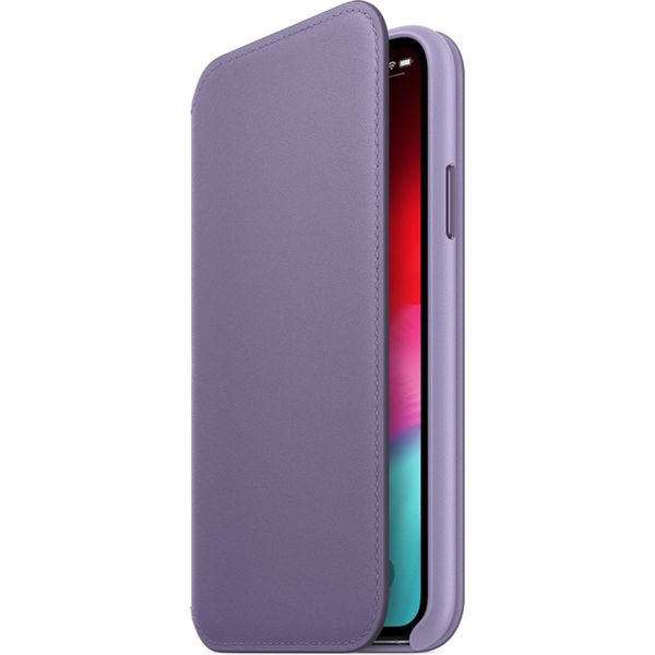 Apple Étui de téléphone Leather Folio Apple iPhone X / Xs