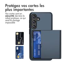 imoshion Coque arrière avec porte-cartes Samsung Galaxy S24 - Bleu foncé