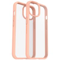 OtterBox Coque arrière React iPhone 15 - Transparent / Peach