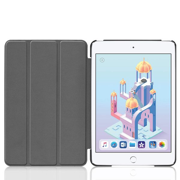 imoshion Coque tablette Trifold Apple iPad Mini 5 (2019) / Mini 4 (2015) - Gris
