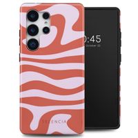 Selencia Coque arrière Vivid Samsung Galaxy S25 Ultra - Dream Swirl Pink