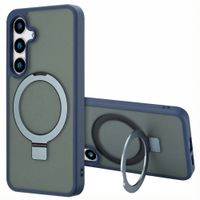 Accezz Coque Ring Stand avec MagSafe Samsung Galaxy S24 - Bleu