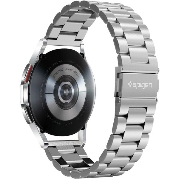 Spigen Bracelet Modern Fit en acier  - Connexion universelle 20 mm - Silver