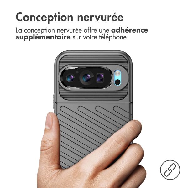 imoshion Coque Arrière Thunder Google Pixel 9 / 9 Pro - Noir